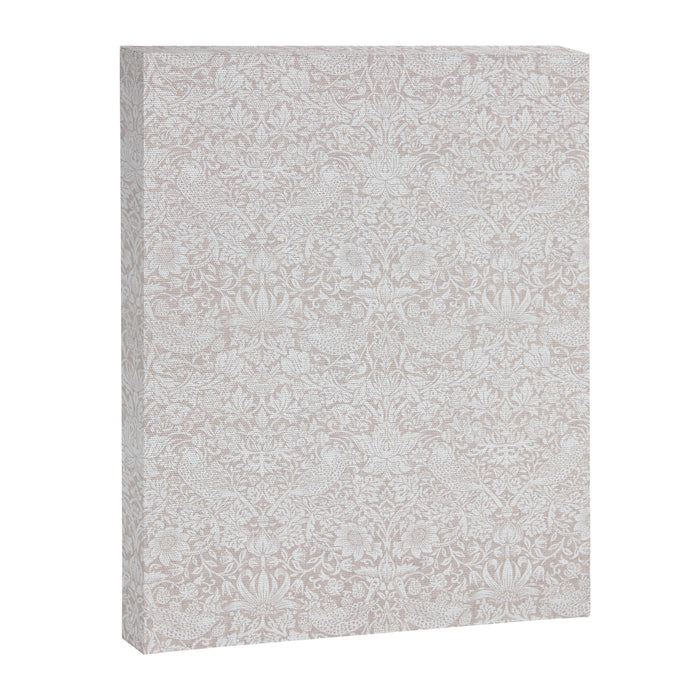 William Morris Pure Strawberry Thief Dove Cream Canvas Print Gallery Image 1