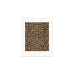 William Morris Pure Sunflower Brown Maple Lichen Vintage Pattern Art Print Gallery Image 1