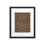William Morris Pure Sunflower Brown Maple Lichen Vintage Pattern Framed Art Print Gallery Image 6