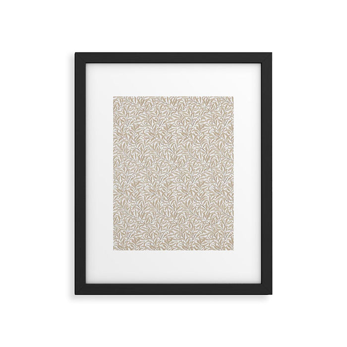 William Morris Pure Willow Bough Wheat Pattern Framed Art Print Gallery Image 1