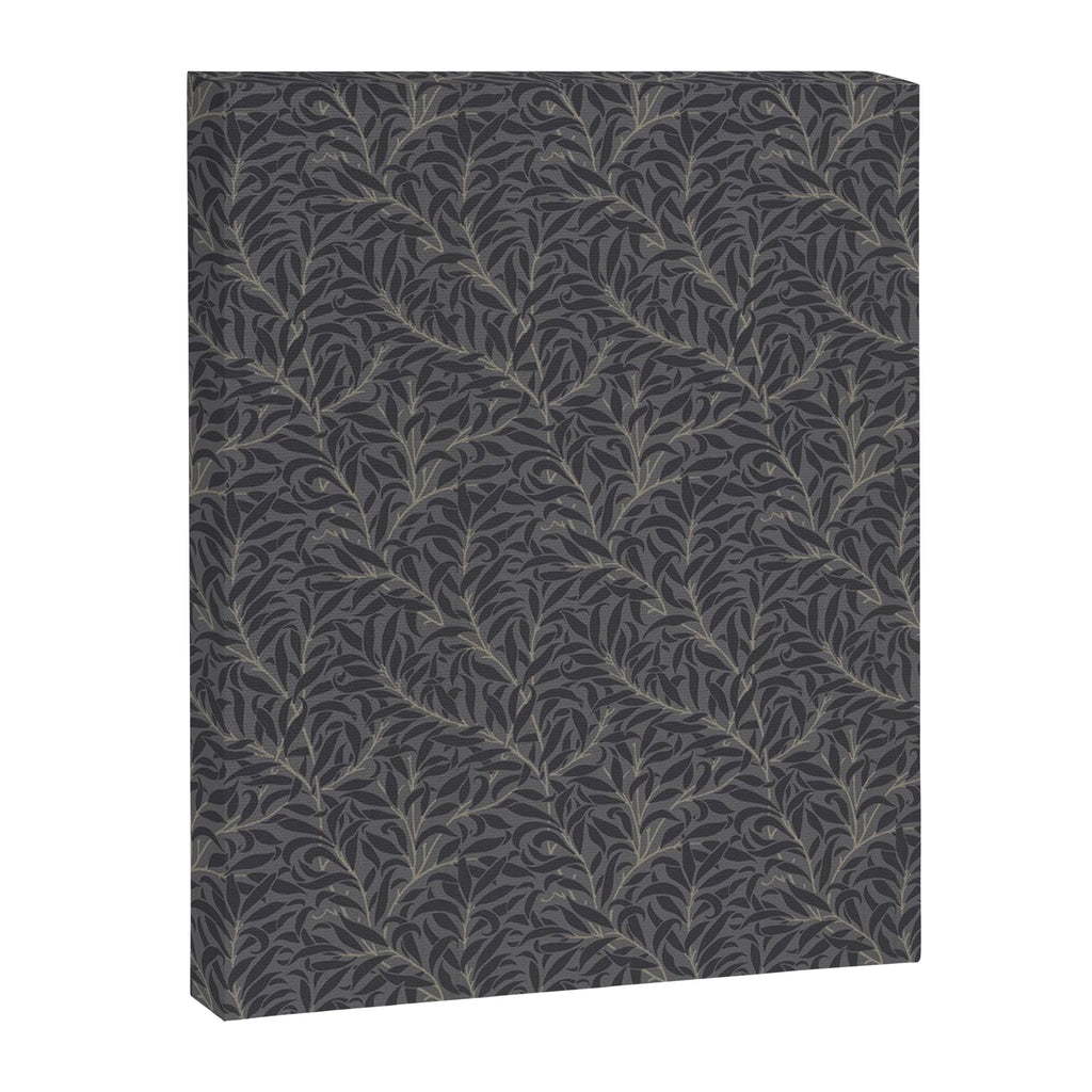 William Morris Pure Willow Bough Charcoal Black Canvas Print Gallery Image 8