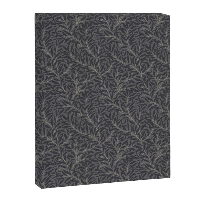 William Morris Pure Willow Bough Charcoal Black Canvas Print Gallery Image 1