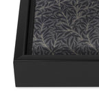 William Morris Pure Willow Bough Charcoal Black Framed Canvas Print Gallery Image 3