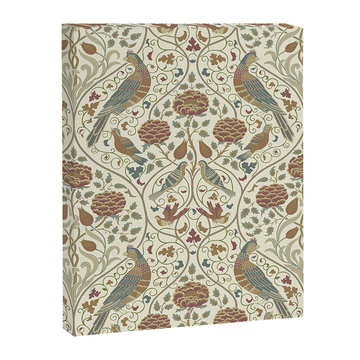 William Morris Seasons By May Birds Linen Canvas Print Gallery Image 1