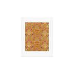 William Morris Seasons by May Melsetter Bird Pattern Saffron Gold Yellow Art Print Gallery Image 1