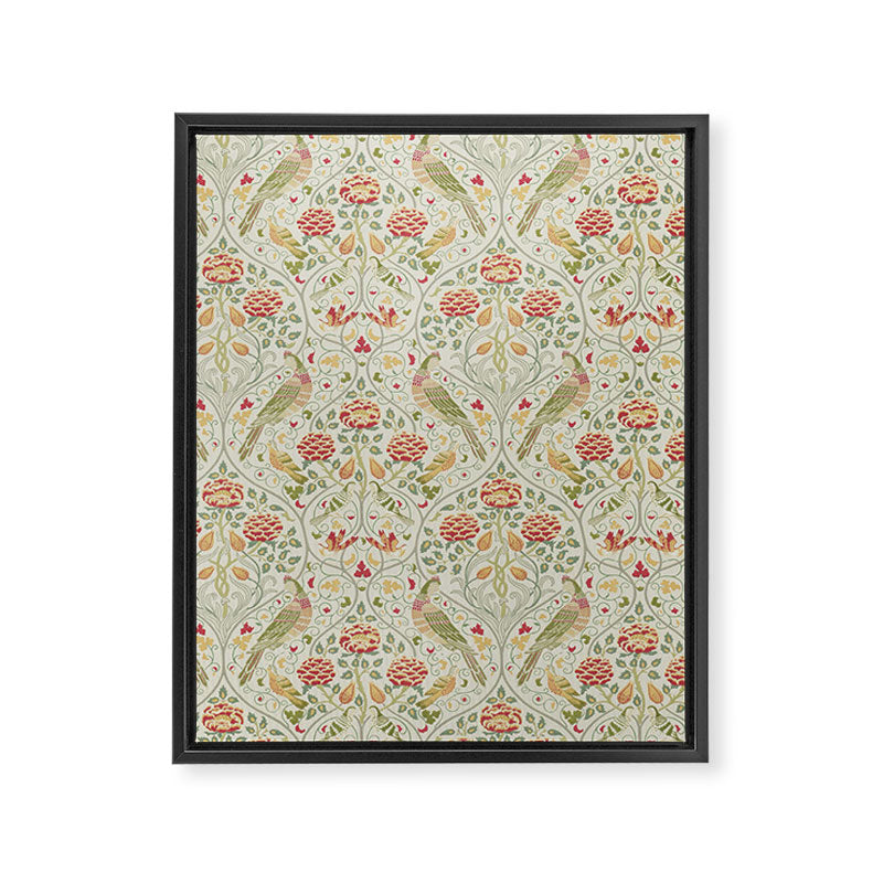 William Morris Seasons by May Melsetter Linen Cream Framed Canvas Print Gallery Image 8