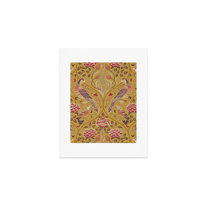 William Morris Seasons by May Melsetter  Saffron Gold Art Print Gallery Image 1