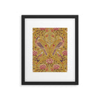 William Morris Seasons by May Melsetter  Saffron Gold Framed Art Print Gallery Image 6