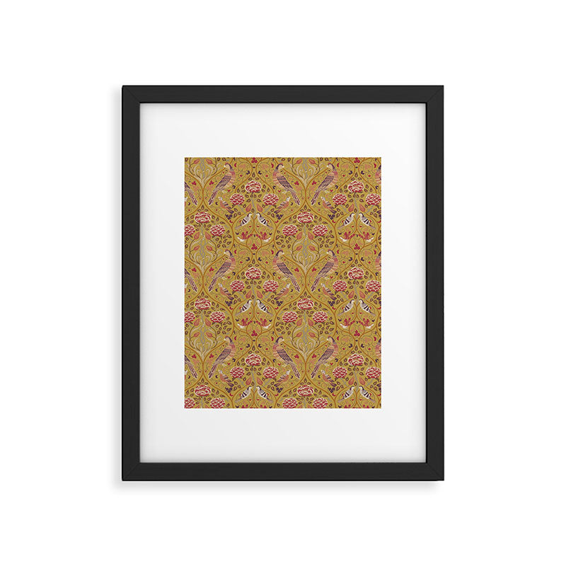 William Morris Seasons by May Melsetter Saffron Framed Art Print Gallery Image 6