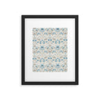 William Morris Strawberry Thief Blue Slate Vellum Framed Art Print Gallery Image 6