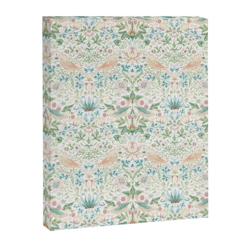 William Morris Strawberry Thief Cochineal Willow Canvas Print Gallery Image 8