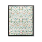 William Morris Strawberry Thief Cochineal Willow Framed Canvas Print Gallery Image 8