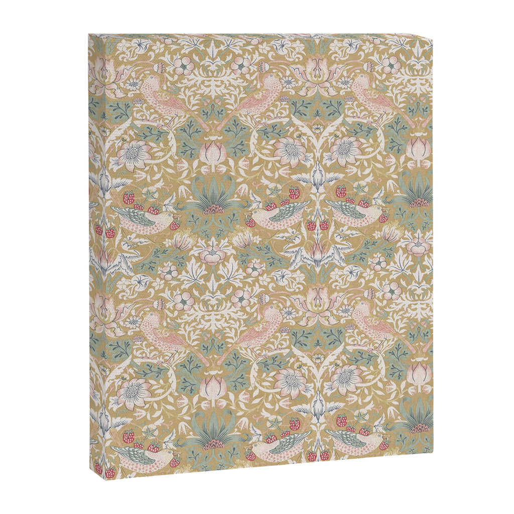William Morris Strawberry Thief Gold Vintage Pattern Canvas Print Gallery Image 8