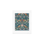 William Morris Strawberry Thief Green Art Print Gallery Image 1