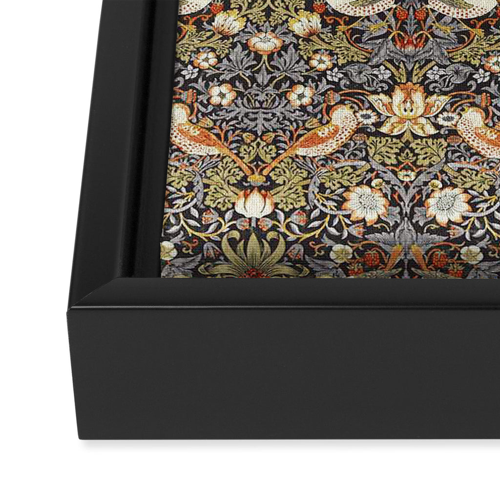 William Morris Strawberry Thief  Framed Canvas Print Gallery Image 3