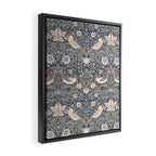 William Morris Strawberry Thief Ink Framed Canvas Print Gallery Image 2