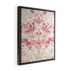 William Morris Strawberry Thief Madder Framed Canvas Print Gallery Image 2
