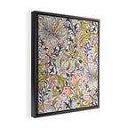 William Morris Strawberry Thief Pastel Pink Framed Canvas Print Gallery Image 2