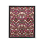 William Morris Strawberry Thief Plum Wine Framed Canvas Print Gallery Image 8