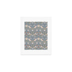 William Morris Strawberry Thief Slate Blue Vintage Pattern Art Print Gallery Image 1