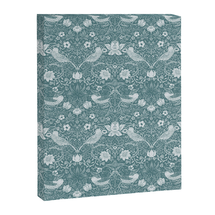 William Morris Strawberry Thief Soft Teal Canvas Print Gallery Image 1