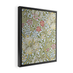 William Morris Summer Blue Golden Lily Framed Canvas Print Gallery Image 2