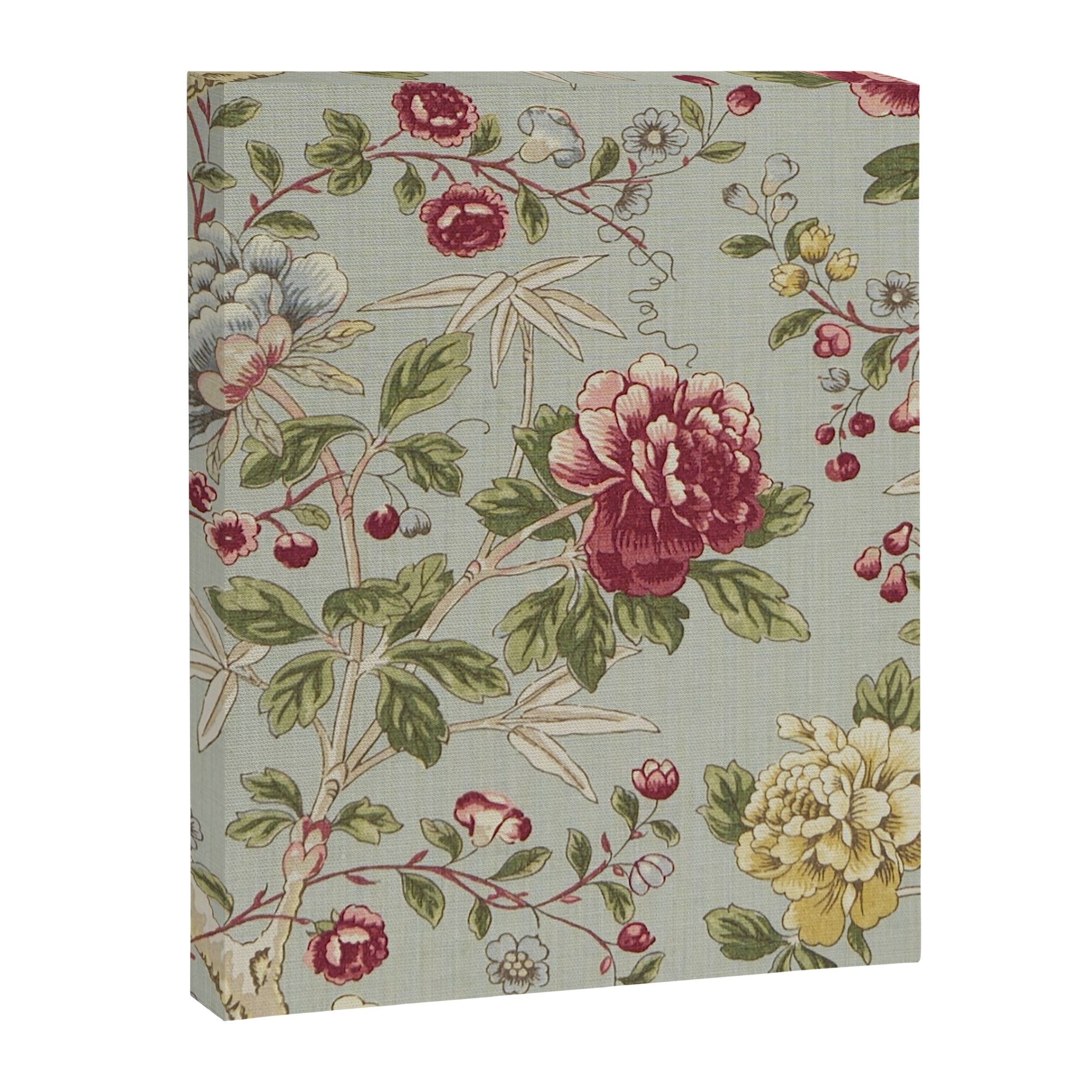 William Morris Tangley Duck Egg Blue Floral Canvas Print Gallery Image 8