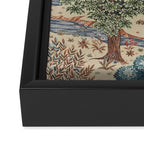 William Morris The Brook Cream Linen Woodland Framed Canvas Print Gallery Image 3