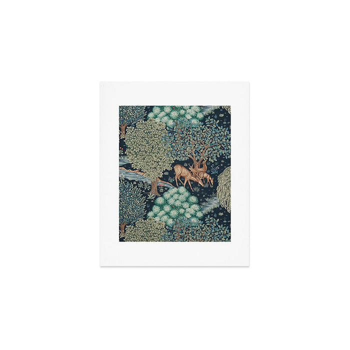William Morris The Brook Indigo Tapestry Blue Art Print Gallery Image 1