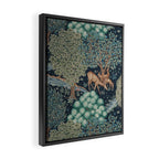 William Morris The Brook Indigo Tapestry Blue Framed Canvas Print Gallery Image 2