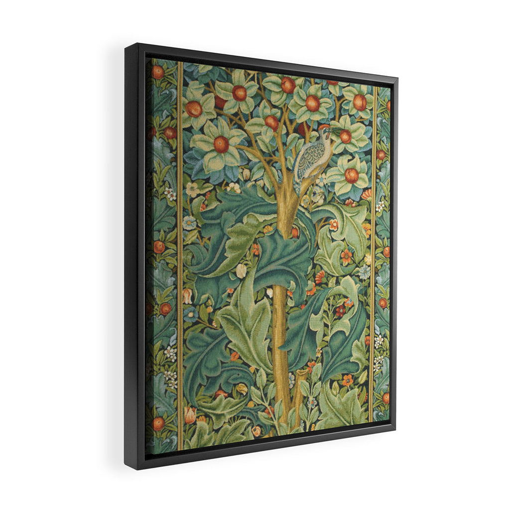 William Morris The Woodpecker Framed Canvas Print Gallery Image 2