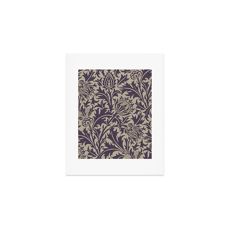 William Morris Thistle Grape Vellum Art Print Gallery Image 1
