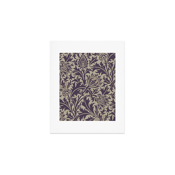 William Morris Thistle Grape Vellum Art Print Gallery Image 1