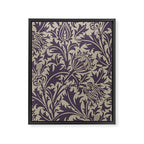 William Morris Thistle Grape Vellum Framed Canvas Print Gallery Image 8