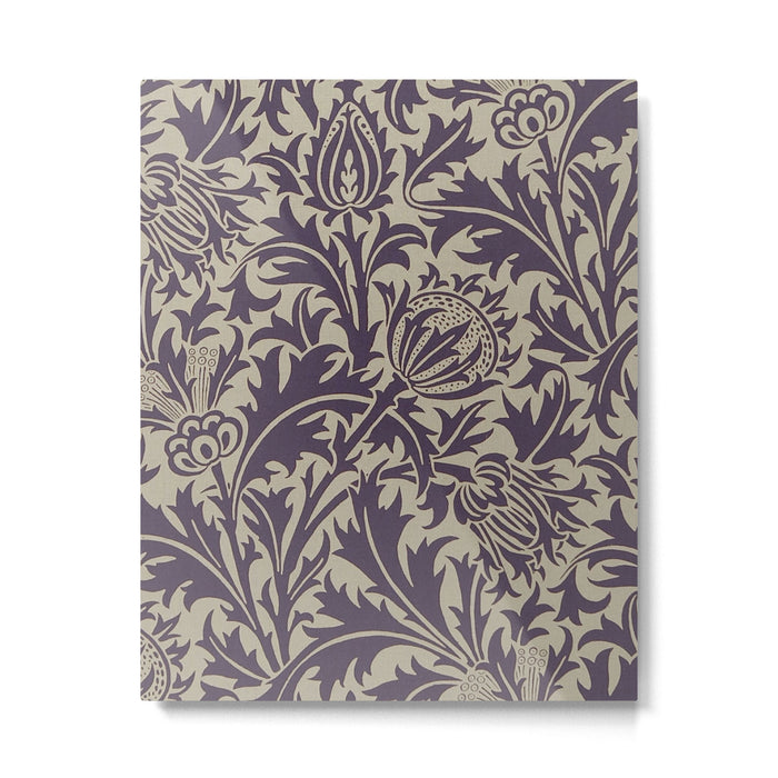 William Morris Thistle Grape Vellum Metal Print Gallery Image 1