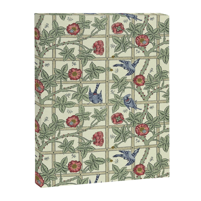 William Morris Trellis Ivory Brick Canvas Print Gallery Image 1