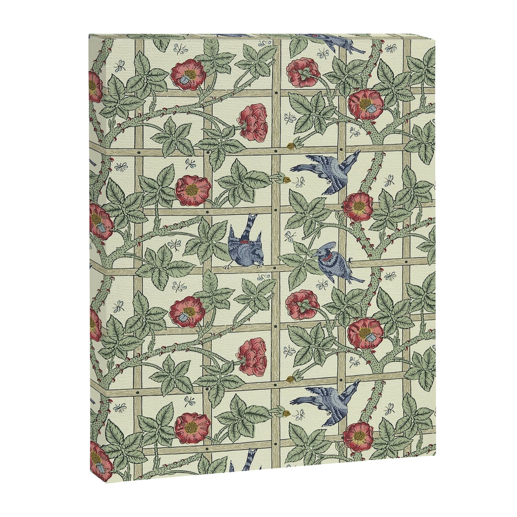 William Morris Trellis Ivory Brick Canvas Print Gallery Image 8