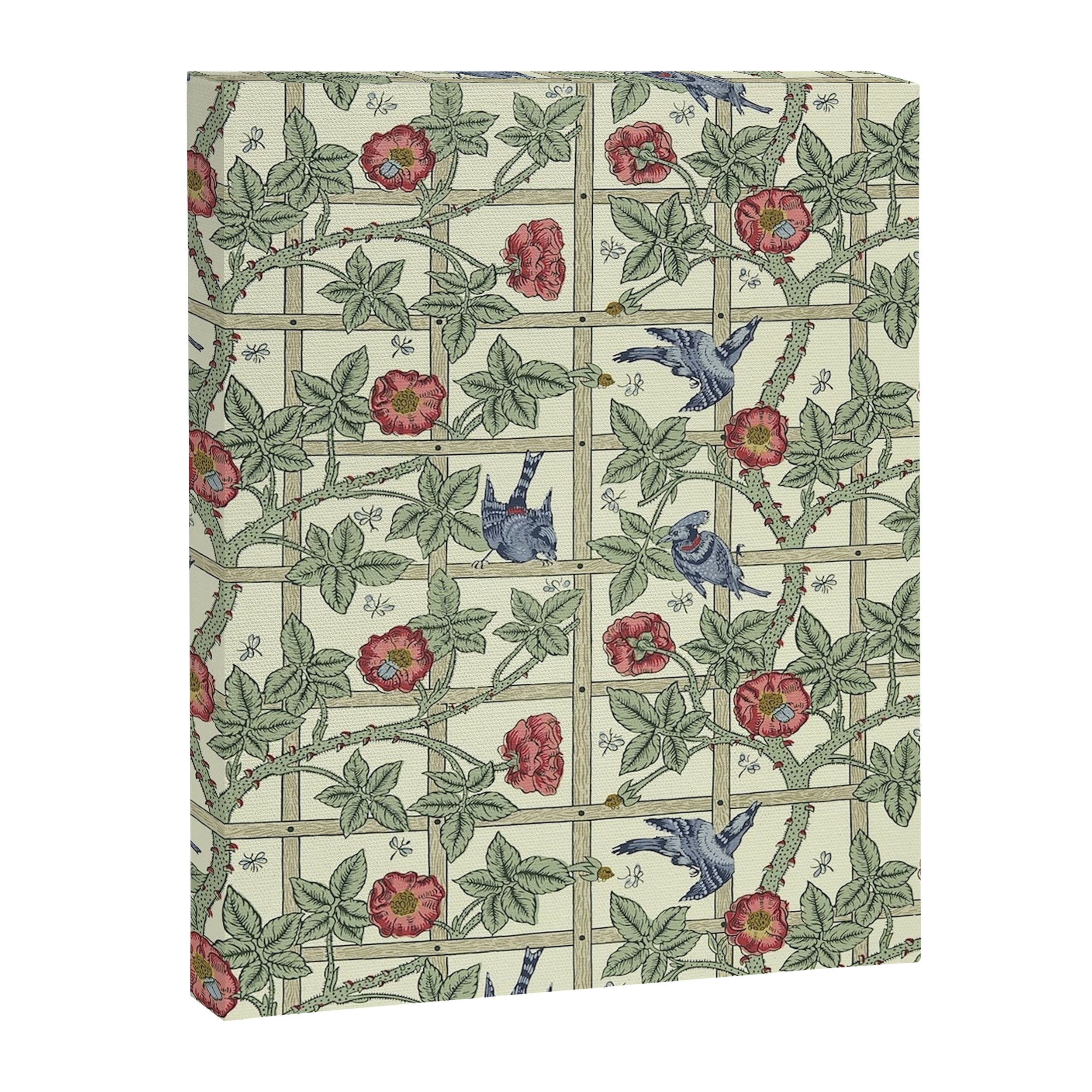 William Morris Trellis Ivory Brick Canvas Print Gallery Image 8