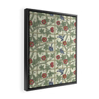 William Morris Trellis Ivory Brick Framed Canvas Print Gallery Image 2