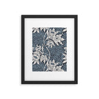 William Morris Tulip and Willow Navy Blue Framed Art Print Gallery Image 6