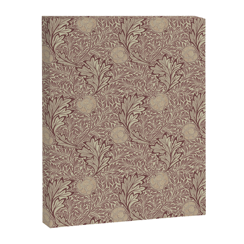 William Morris Vintage Apple Red Gold Canvas Print Gallery Image 8