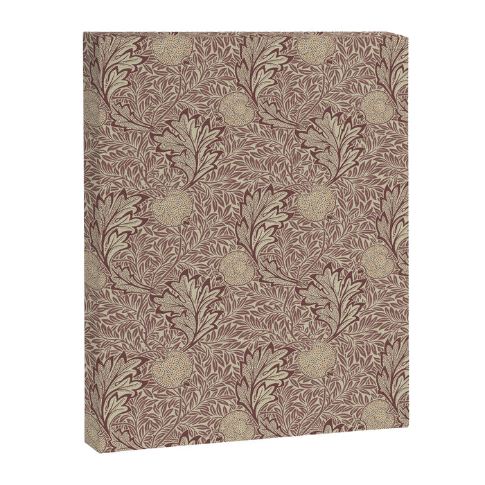 William Morris Vintage Apple Red Gold Canvas Print Gallery Image 1