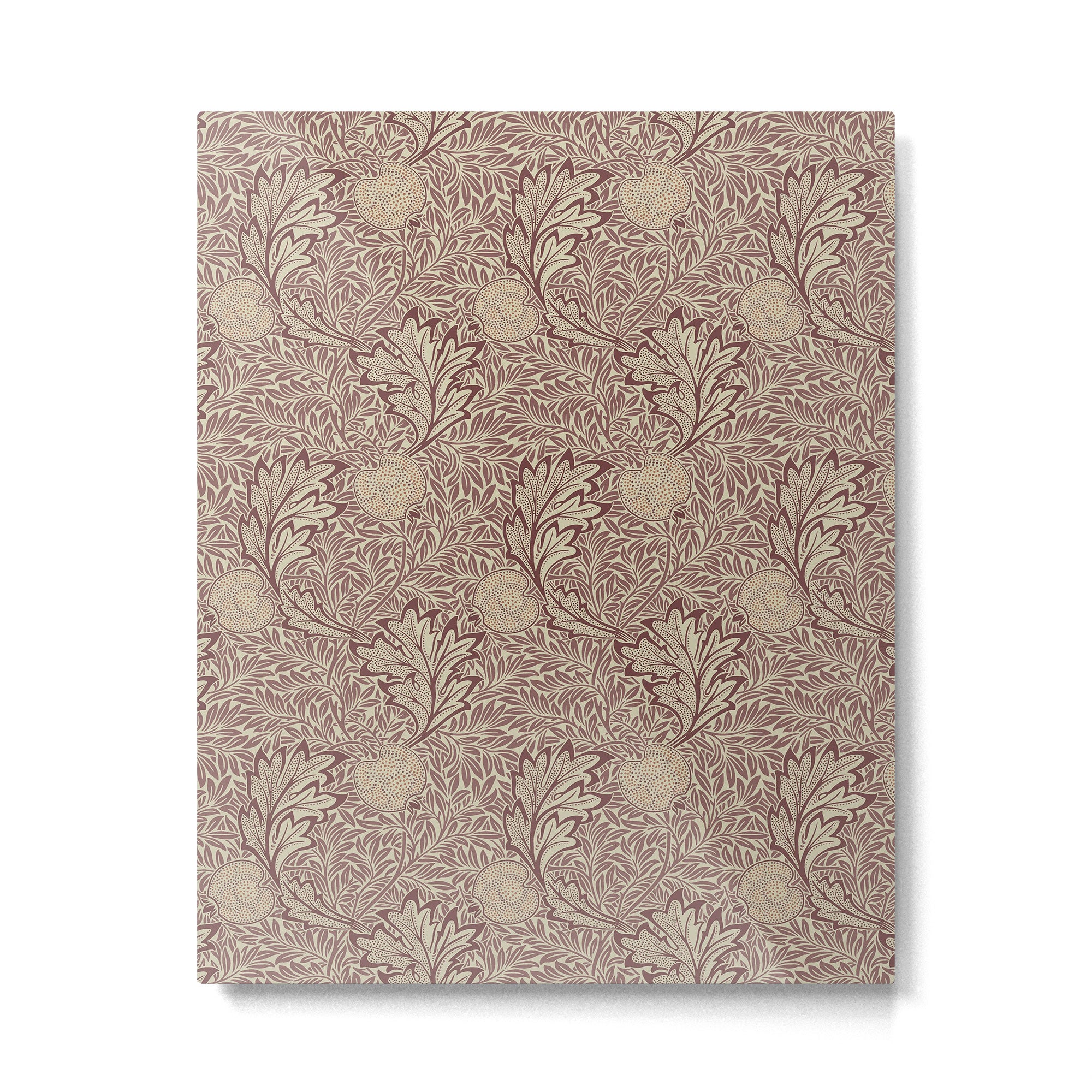 William Morris Vintage Apple Red Gold Metal Print Gallery Image 6