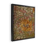 William Morris Vintage Autumnal Honeysuckle & and Tulip 1876 Framed Canvas Print Gallery Image 2