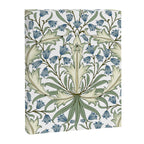 William Morris Vintage Bluebell Floral Blue Green & White  Canvas Print Gallery Image 3