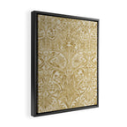 William Morris Vintage Bluebell Gold & Vellum Framed Canvas Print Gallery Image 2
