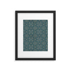 William Morris Vintage Brophy Trellis Teal Framed Art Print Gallery Image 6