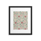 William Morris Vintage Cray Duck Egg Pink Framed Art Print Gallery Image 6
