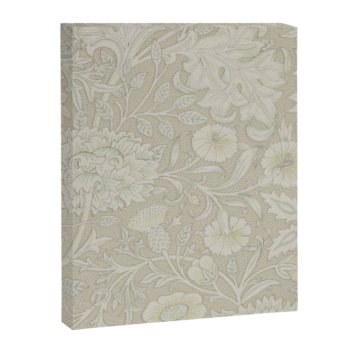 William Morris Vintage Double Bough Cream Pewter Canvas Print Gallery Image 1