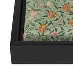 William Morris Vintage Fruit Sage Green  Framed Canvas Print Gallery Image 3